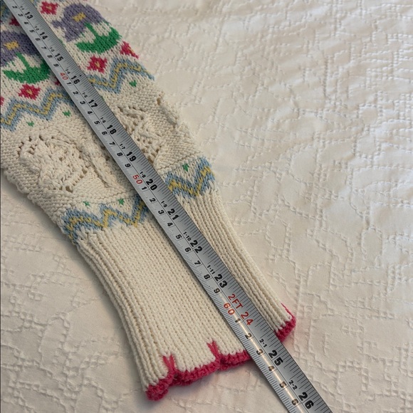 Zara Floral Jacquard Crochet Embroidered Cardigan bohemian 70's vibe feminine - Picture 15 of 15